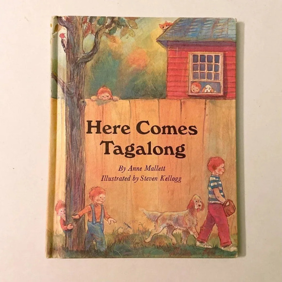 Vintage  1971 Here Comes Tagalong by Anne Mallet Steven Kellogg Hardcover Book - Picture 15 of 15